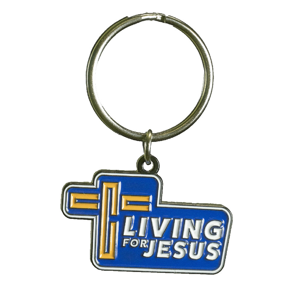 LivingForJesusKeychain