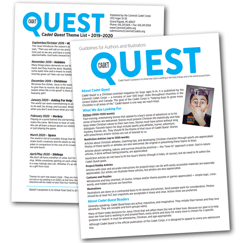 Cadet Quest Magazine